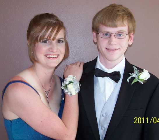 Heather and Derek before prom